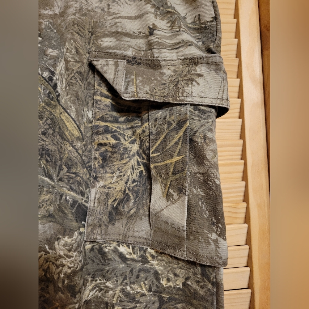 Realtree camo camouflage hunting pants size L Large 36/38 cargo style Max-1 XT - Picture 2 of 8